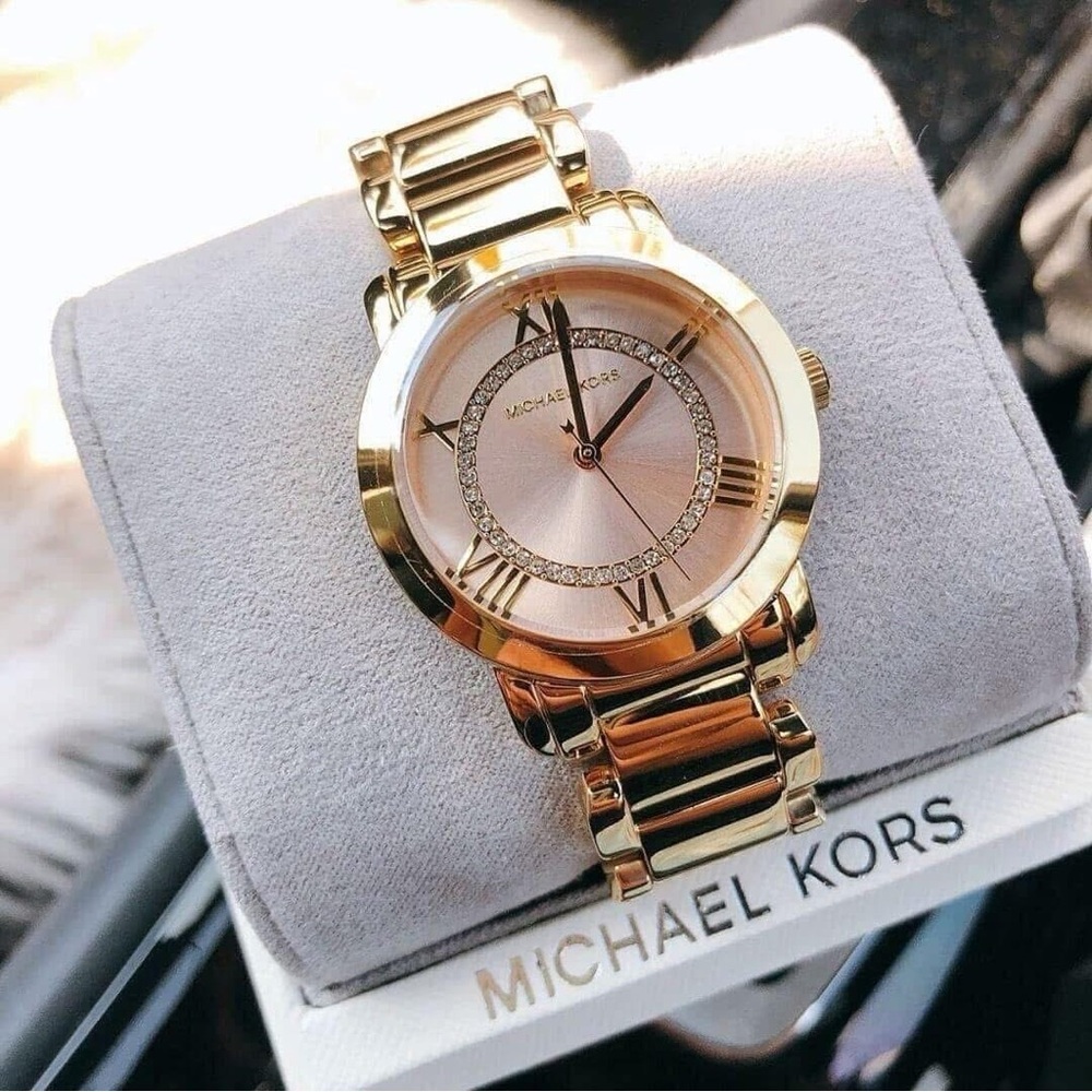 Michael Kors Women's Classic Rose gold Dial Watch - MK3636